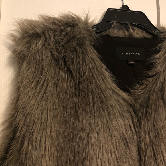 Ann Taylor Jackets & Blazers - Ann Taylor Long Fur Vest